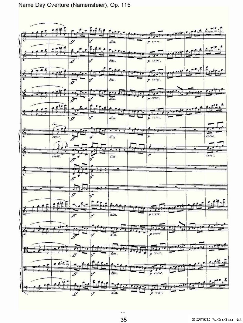 Name Day Overture (Namensfeier), Op. 115ģ